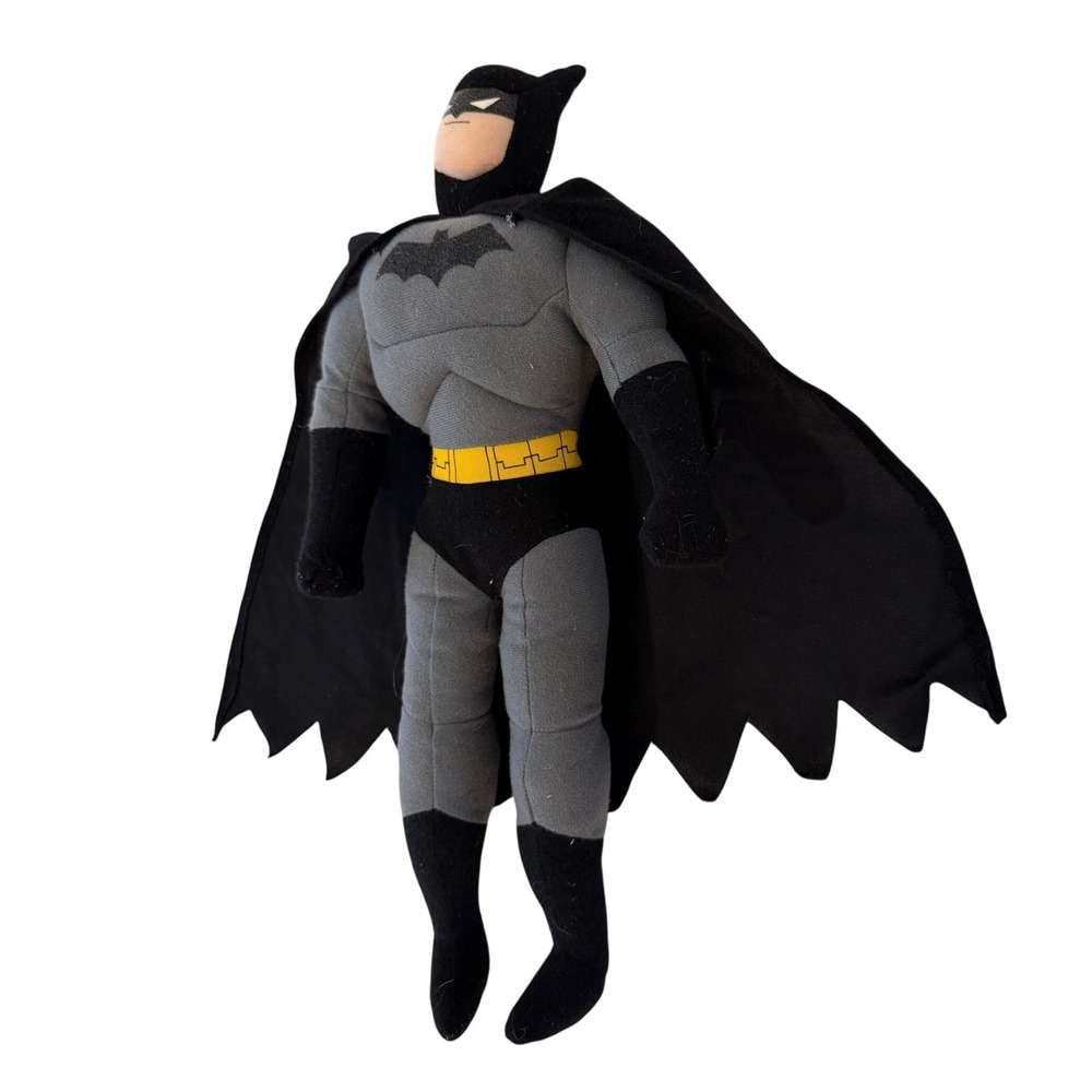 DC Comics Justice League Batman Plush Figure Grey Black 17 Inch Soft Toy